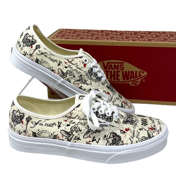 Vans Shoes - VANS Authentic Shoes Women Size Beige Canvas Low Top Sneakers Skate VN0A5KS9KIG
